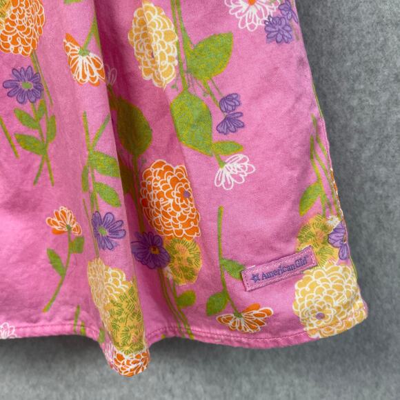 American Girl Flower‎ Garden Dress Girls 7 Pink Summer Spring Summer - Picture 4 of 7